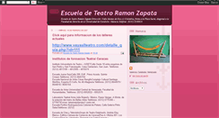 Desktop Screenshot of escueladeteatroramonzapata.blogspot.com