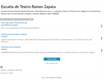 Tablet Screenshot of escueladeteatroramonzapata.blogspot.com