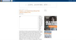 Desktop Screenshot of life-leisure-etc.blogspot.com