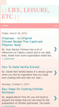 Mobile Screenshot of life-leisure-etc.blogspot.com