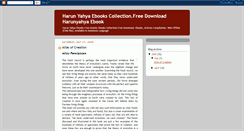 Desktop Screenshot of harunyahyaebooks.blogspot.com