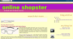 Desktop Screenshot of onlineshopster.blogspot.com