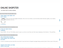 Tablet Screenshot of onlineshopster.blogspot.com