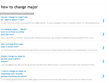 Tablet Screenshot of howtochangemajor.blogspot.com