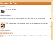 Tablet Screenshot of beccantheboys.blogspot.com