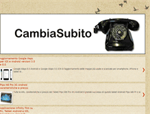 Tablet Screenshot of cambiasubito.blogspot.com