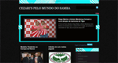 Desktop Screenshot of cezarispelomundodosamba.blogspot.com