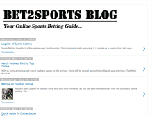 Tablet Screenshot of bet2sports.blogspot.com