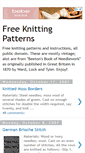 Mobile Screenshot of freeknitting.blogspot.com