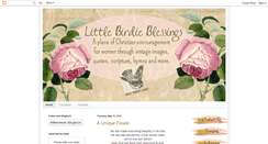 Desktop Screenshot of littlebirdieblessings.blogspot.com