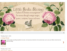 Tablet Screenshot of littlebirdieblessings.blogspot.com