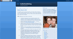 Desktop Screenshot of butterbeatleblog.blogspot.com