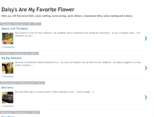 Tablet Screenshot of daisysaremyfavoriteflower.blogspot.com