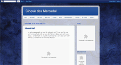 Desktop Screenshot of cinquemercadal.blogspot.com