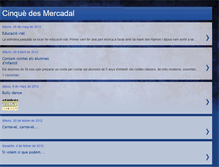 Tablet Screenshot of cinquemercadal.blogspot.com