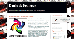 Desktop Screenshot of ecatepecnoticias.blogspot.com