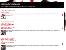 Tablet Screenshot of ecatepecnoticias.blogspot.com