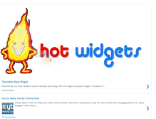 Tablet Screenshot of hotwidgets.blogspot.com