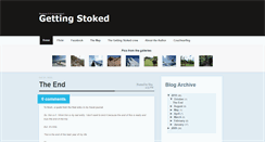 Desktop Screenshot of gettingstoked.blogspot.com