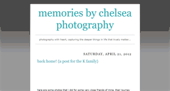 Desktop Screenshot of memoriesbychelsea.blogspot.com