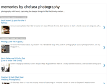 Tablet Screenshot of memoriesbychelsea.blogspot.com