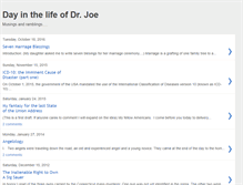 Tablet Screenshot of doctorjoeonline.blogspot.com