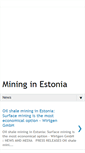 Mobile Screenshot of mining-estonia.blogspot.com