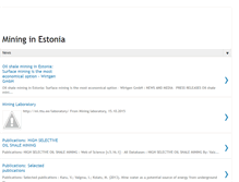 Tablet Screenshot of mining-estonia.blogspot.com