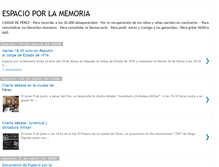 Tablet Screenshot of espacioporlamemoria.blogspot.com