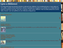 Tablet Screenshot of ljetoubiblioteci.blogspot.com