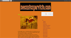 Desktop Screenshot of mecanicaporvicio.blogspot.com