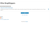 Tablet Screenshot of elitedropshippers.blogspot.com