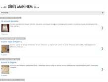 Tablet Screenshot of dikismakinem.blogspot.com