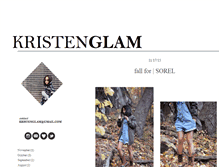 Tablet Screenshot of kristenglam.blogspot.com