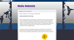 Desktop Screenshot of medioambiente31.blogspot.com