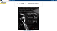 Desktop Screenshot of catatanperibadirusyaini.blogspot.com