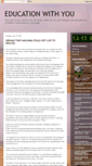 Mobile Screenshot of educationwithyou.blogspot.com