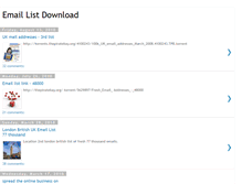 Tablet Screenshot of email-list-download.blogspot.com