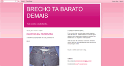 Desktop Screenshot of brechotabaratodemais.blogspot.com