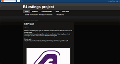 Desktop Screenshot of e4estingsproject.blogspot.com