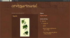 Desktop Screenshot of cervezaartesanal.blogspot.com