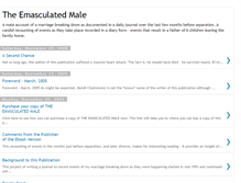Tablet Screenshot of emasculatedmale.blogspot.com