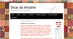 Desktop Screenshot of dicasdaafrodite.blogspot.com