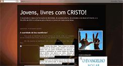 Desktop Screenshot of jovenslivrescomcristo.blogspot.com