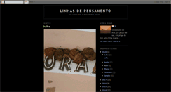 Desktop Screenshot of linhasdepensamento.blogspot.com