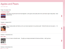 Tablet Screenshot of andreaapplesandpears.blogspot.com