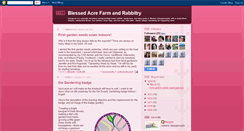 Desktop Screenshot of blessedacre.blogspot.com