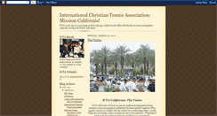 Desktop Screenshot of christiantennisassociationcalifornia.blogspot.com