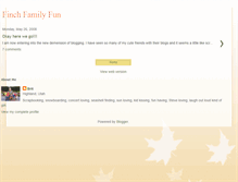 Tablet Screenshot of finchfamilyfun.blogspot.com