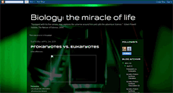 Desktop Screenshot of biology-themiracleoflife.blogspot.com